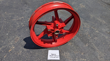 Sold Ebay Honda CBR600 Red Wheel 17 x MT 3.50 sku 7044