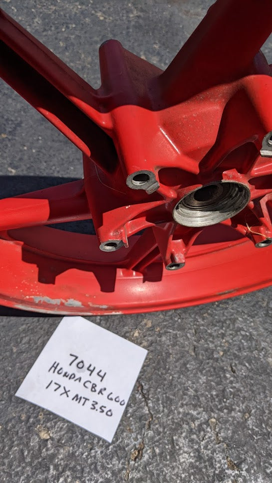 Sold Ebay Honda CBR600 Red Wheel 17 x MT 3.50 sku 7044