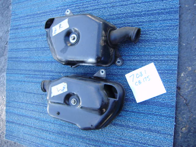 Sold Ebay Honda CB175 OEM Complete Air Filter Pair  sku 7081