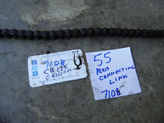 Honda CB175 Original Chain 55 links  sku 7108