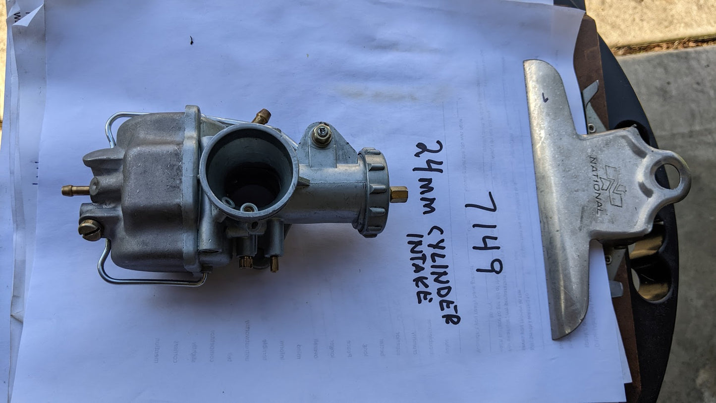 Sold Ebay Honda  Motorcycle Carburetor New 24mm  sku 7149