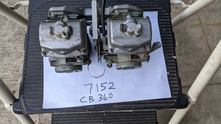 Sold ebay Honda CB360 Carburetor Pair sku 7152