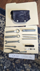 Honda CA110 Sport 50 Original Tool kit and OEM manual sku 7201