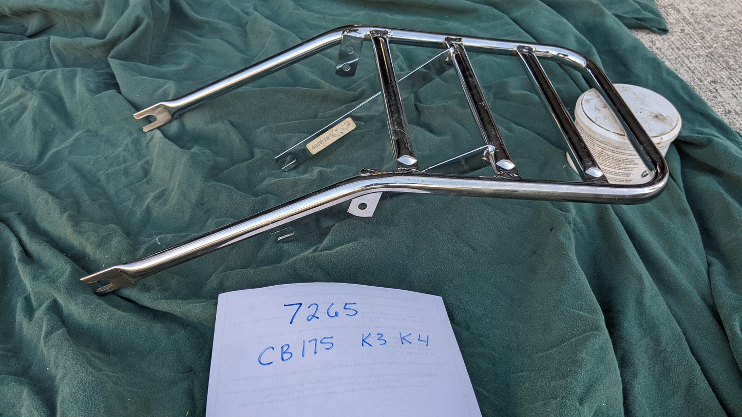 Honda CB175 K3 K4 Luggage rack sku 7265