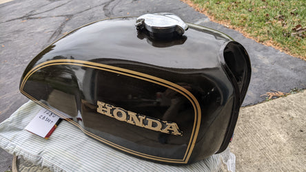 Sold Ebay Honda CB500T Glory Brown Metallic Gas Tank 1975-1976 color  sku 7280