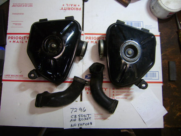 Honda CB500T OEM Air Box Pair sku 7296