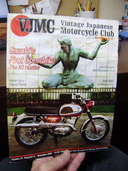 VJMC Magazine Suzuki X6 on Magazine Cover December 2005 August 2004 sku 7402 free shipping to USA