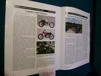 VJMC Magazine Yamaha GT80 on the cover October 2004 sku 7406 free shipping to USA
