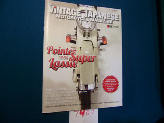 VJMC Magazine 1964 Pointer Super Lassie on cover April 2021  sku 7407