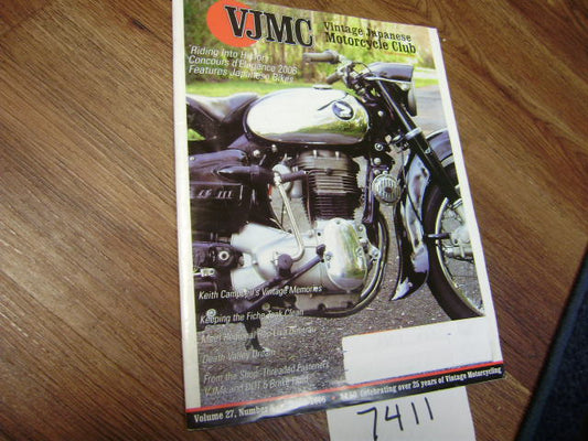 VJMC Magazine 1958 Honda ME on the cover April 2006 sku 7411 Free Shipping to lower 48 states