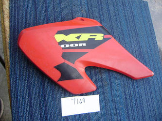 Honda XR100R  left side cover panel sku 7169