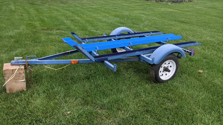 sold 3 Rail Motorcycle Trailer