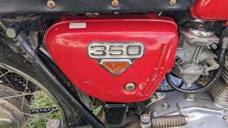 Sold Honda CL350K5 Red 1973  my sku 8000