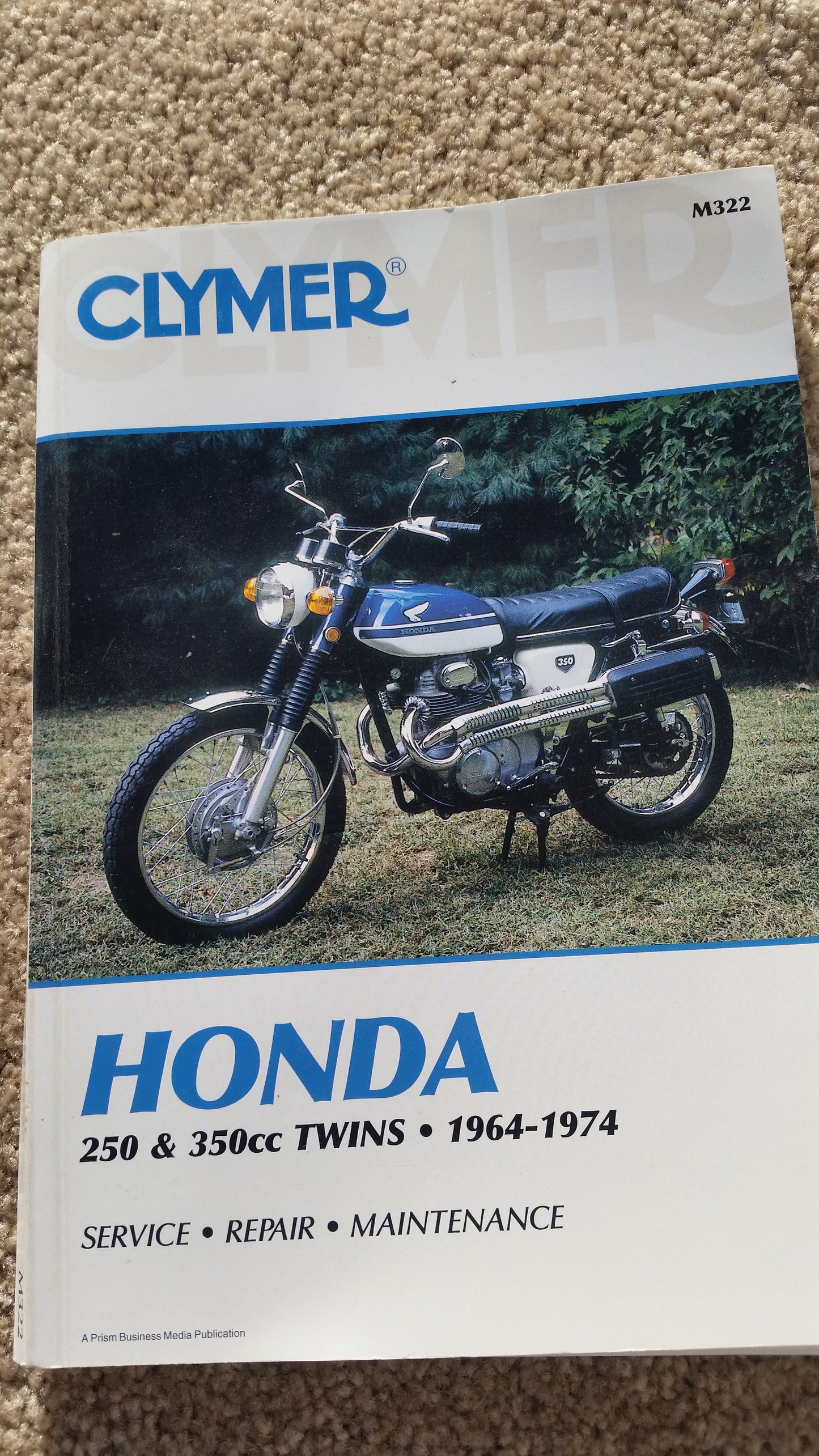 Honda CB250 350 Twins 1964-1974 Service Manual 5514