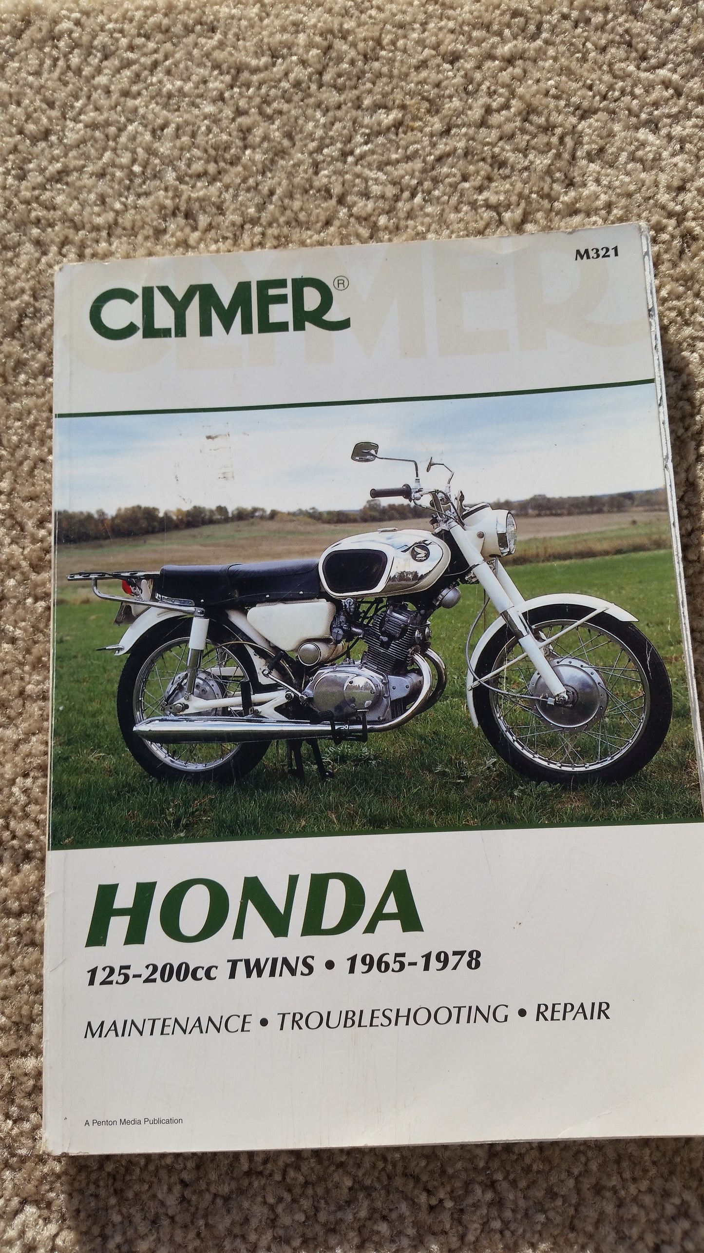 Honda 125-200 cc twins 1965-1978  Service Manual 5515