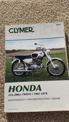 Honda 125-200 cc twins 1965-1978  Service Manual 5515