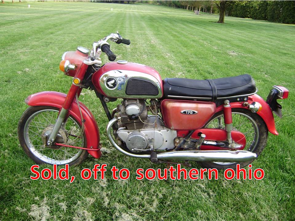 Sold Honda CD175 1970