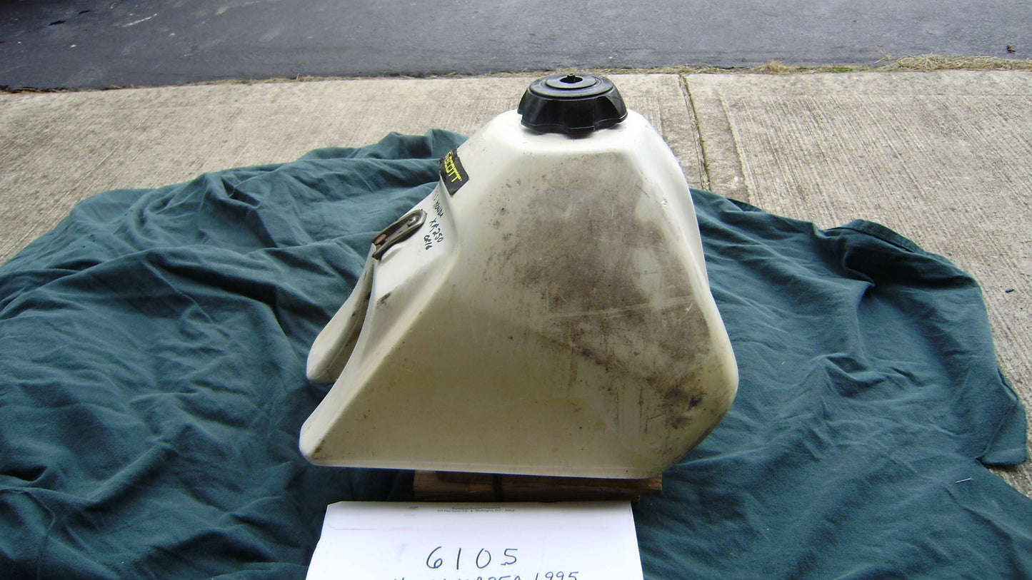 FMX Tank Cover For Honda XR250R XR250 1991 – White Synthetic Leather, Free Shipping