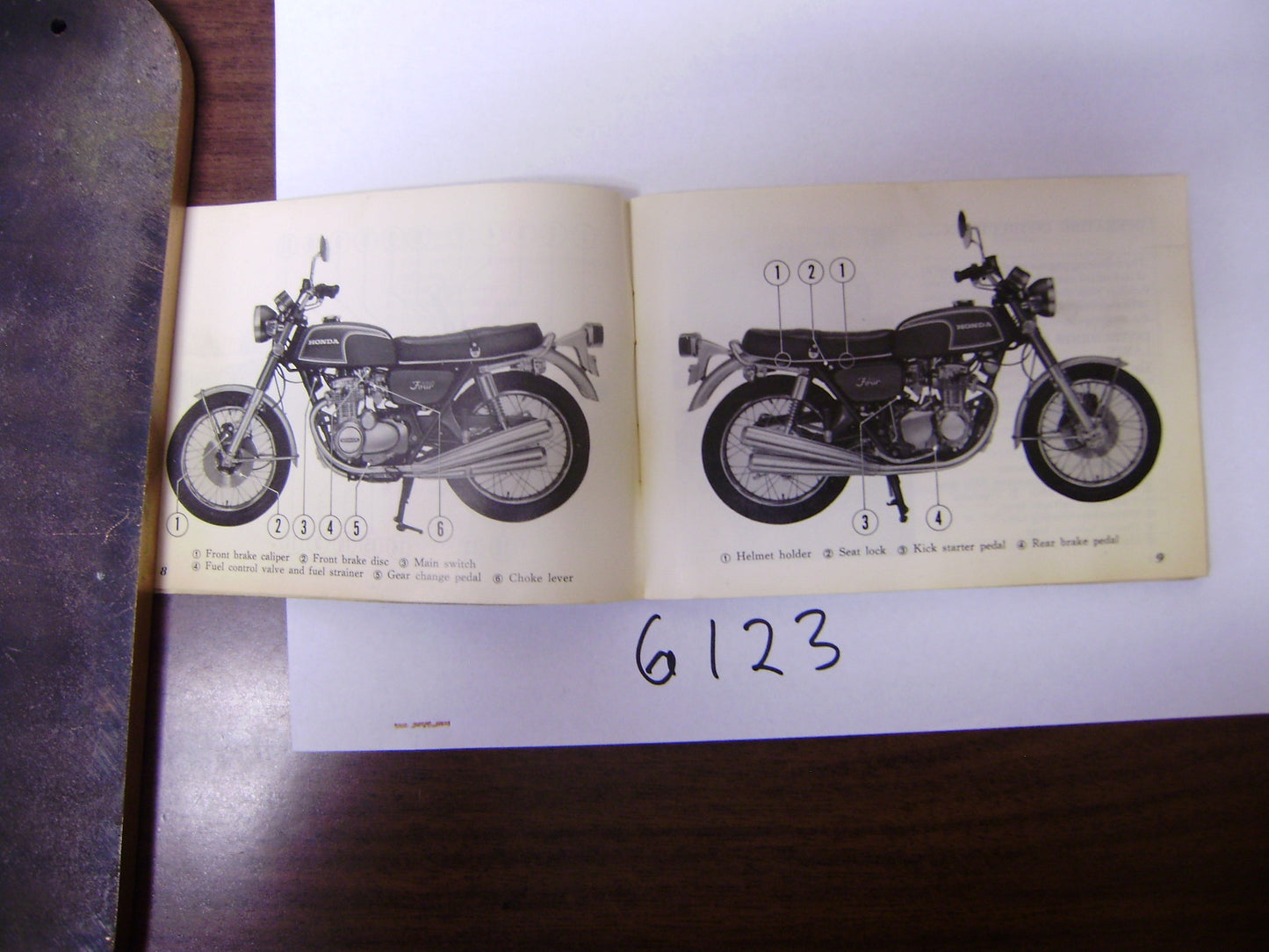 Honda CB350F Manual sku 6123