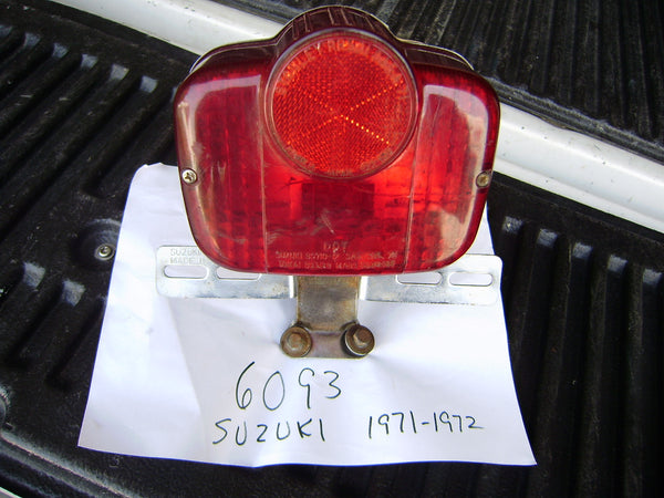 Sold Ebay 10152020 Suzuki TC185 TS185 Tail Light Brake Lamp With Bracket  1974 sku 6093