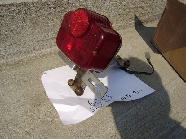 Sold Ebay 10152020 Suzuki TC185 TS185 Tail Light Brake Lamp With Bracket  1974 sku 6093