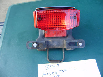 Honda Shadow Spirit VT750  tail light with license plate bracket 5447
