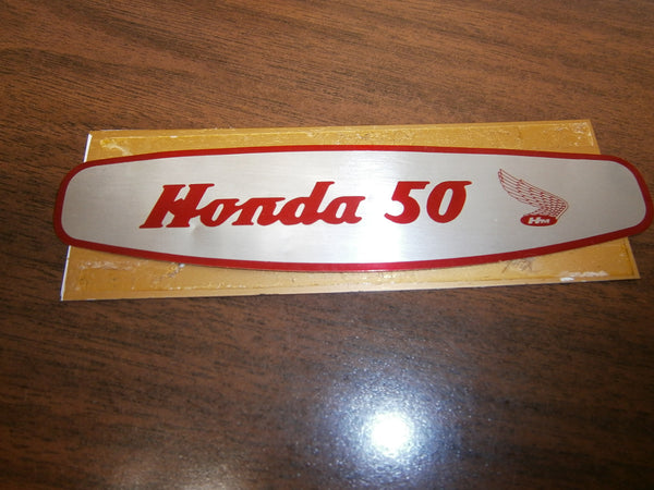 Honda CA100 Step Through Badge New Old Stock sku 5030