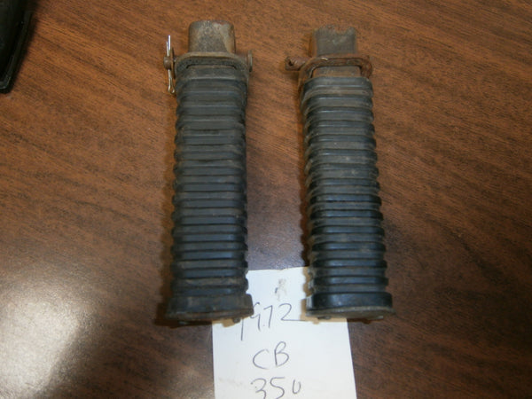 Honda CB CL350, Rear Passenger Footrests.  Will Fit All late 1960's early 1970's CB Hondas 5053