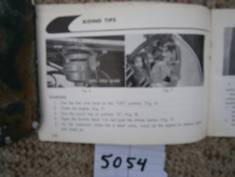 Honda CA160 Dream Owners manual 1966 sku 5054