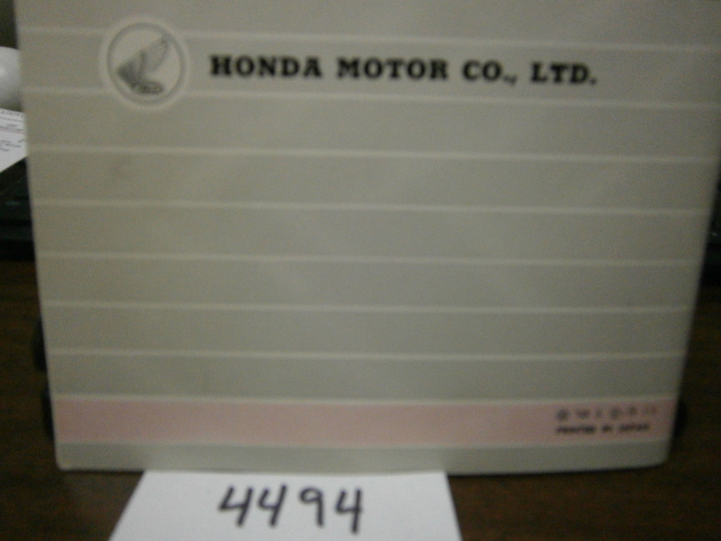 Honda CL350K0 Owners Manual NOS New 4494