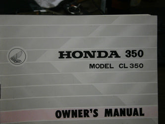 Honda CL350K0 Owners Manual NOS New 4494