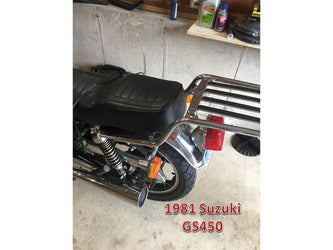 Honda CB400 Suzuki GS450,   Luggage Rack KG Model ADJUSTABLE will fit others 4282