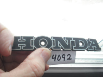 Honda Gas Tank Badge Unknown 4092