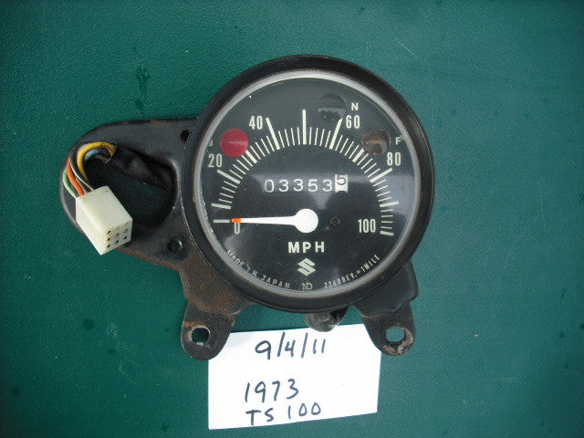 Suzuki TC100 TS100 Speedometer sku1987