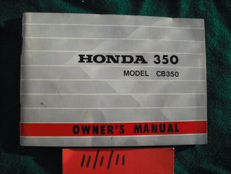 Honda CB350K2 Manual