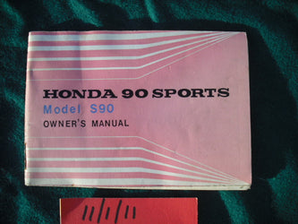 Honda Super 90 Honda S90 Owners Manual 1966