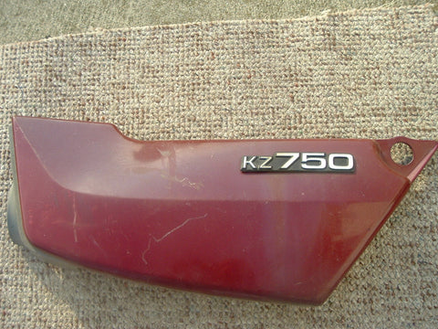 Kawasaki KZ750 Brown left  Sidecover 1070