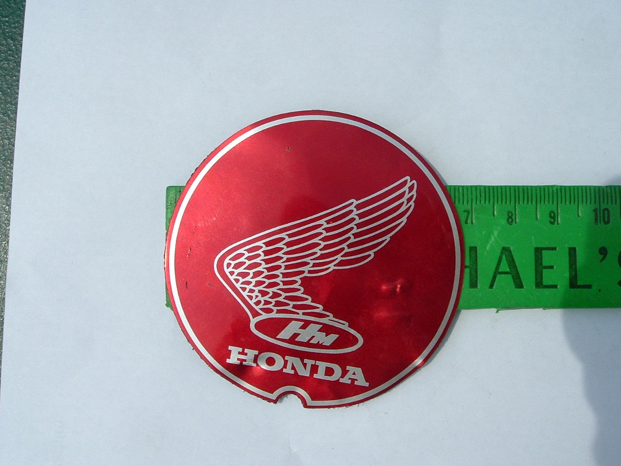 Honda CA95 150 Benly left badge 1105