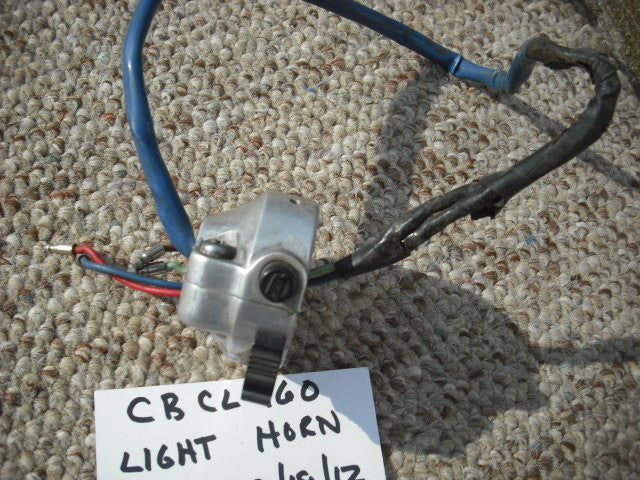 Honda CB160 Light Switch Horn Button