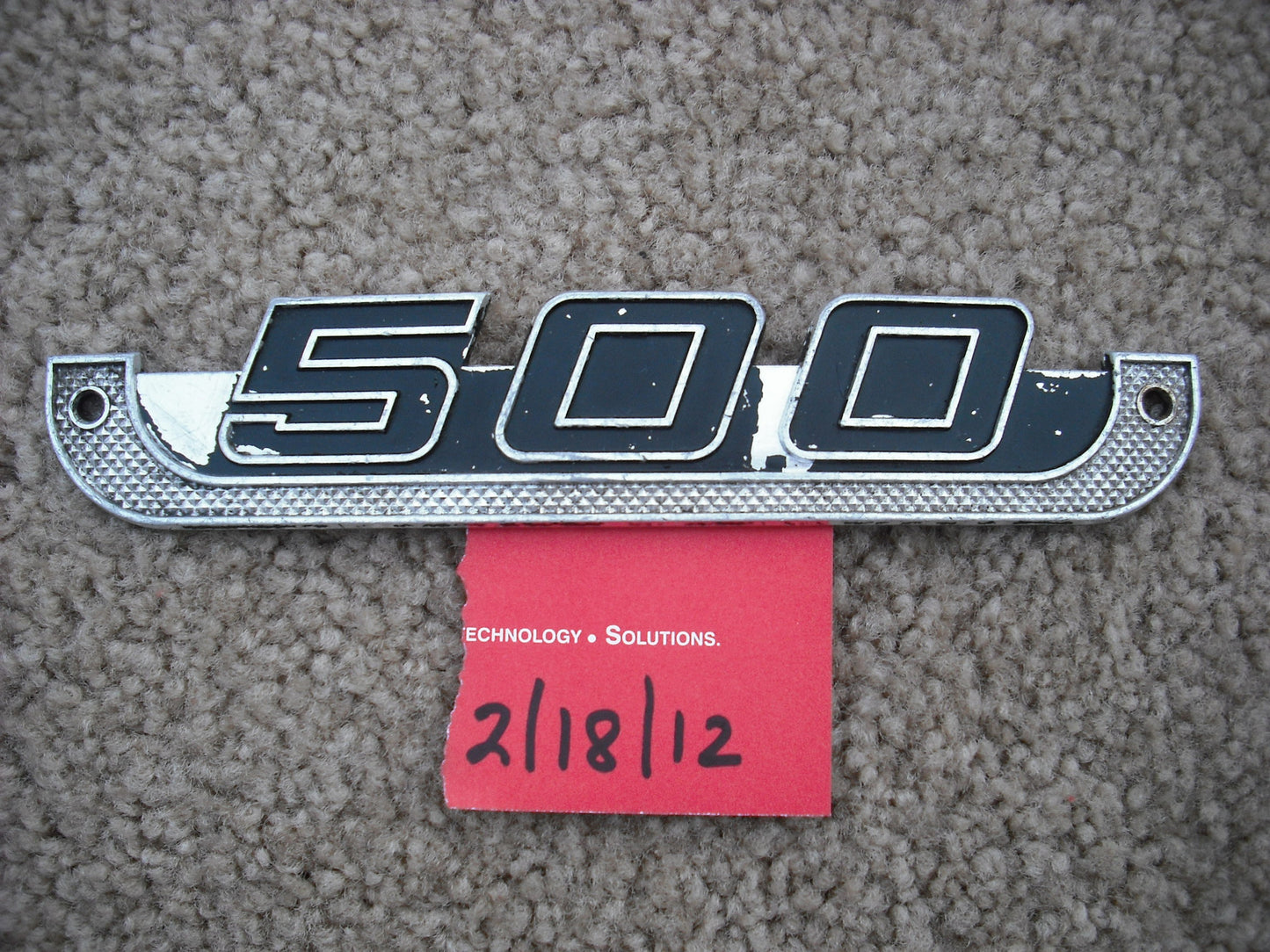 Suzuki T500 Titan Sidecover Badge 3130