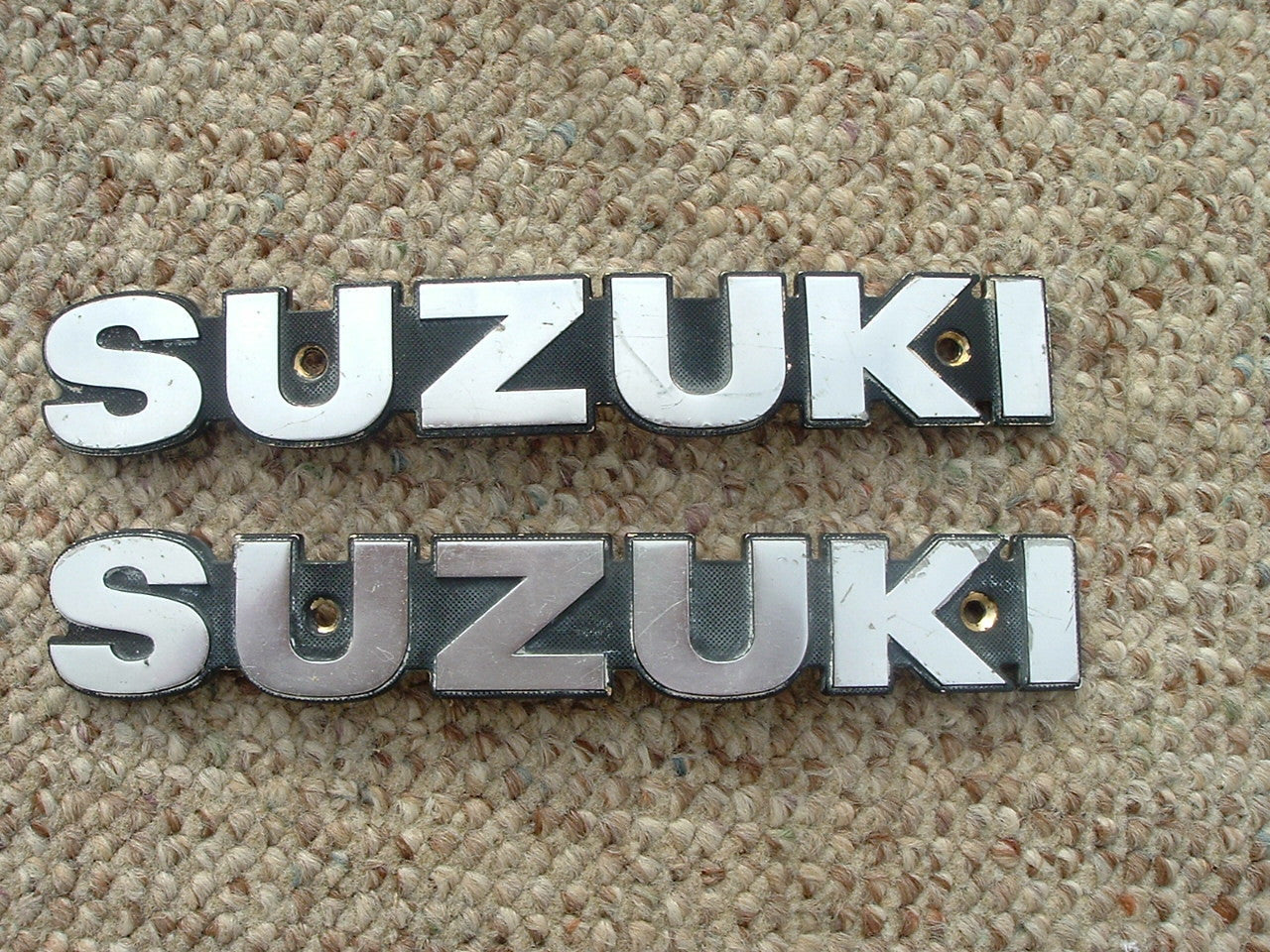 cannot find 11/5/2020 Suzuki GS750 GS850 GS1000  Gas Tank Badge Pair sku 1145