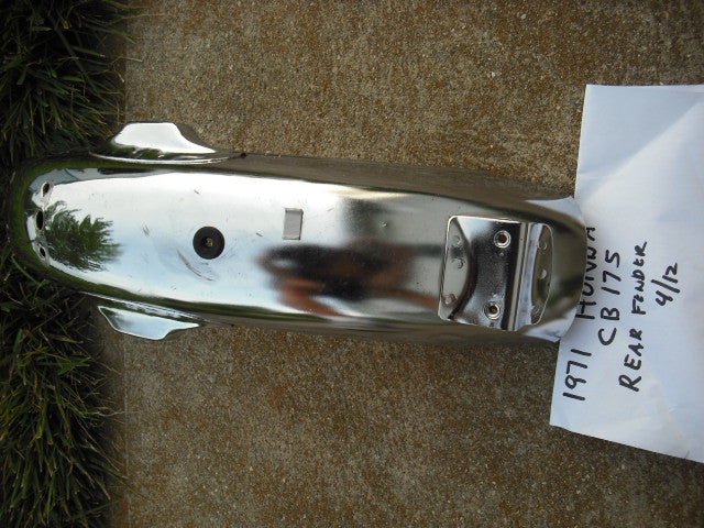 Honda CB175 1971 Rear Chrome Fender