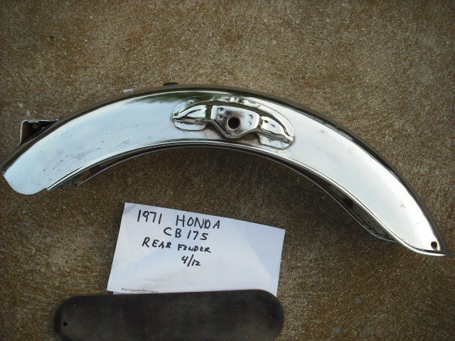 Honda CB175 1971 Rear Chrome Fender