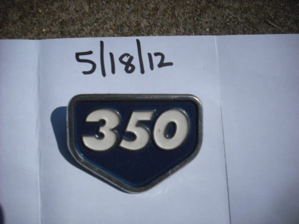 Honda CB350 CL350 Blue Sidecover Badge 3172