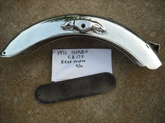 Honda CB175 1971 Rear Chrome Fender