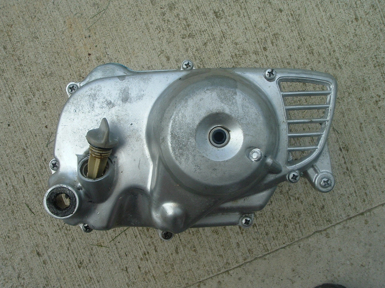 Sold by invoice 11/1/16 $29.00 Honda C70 Engine Cover Right includes Dipstick