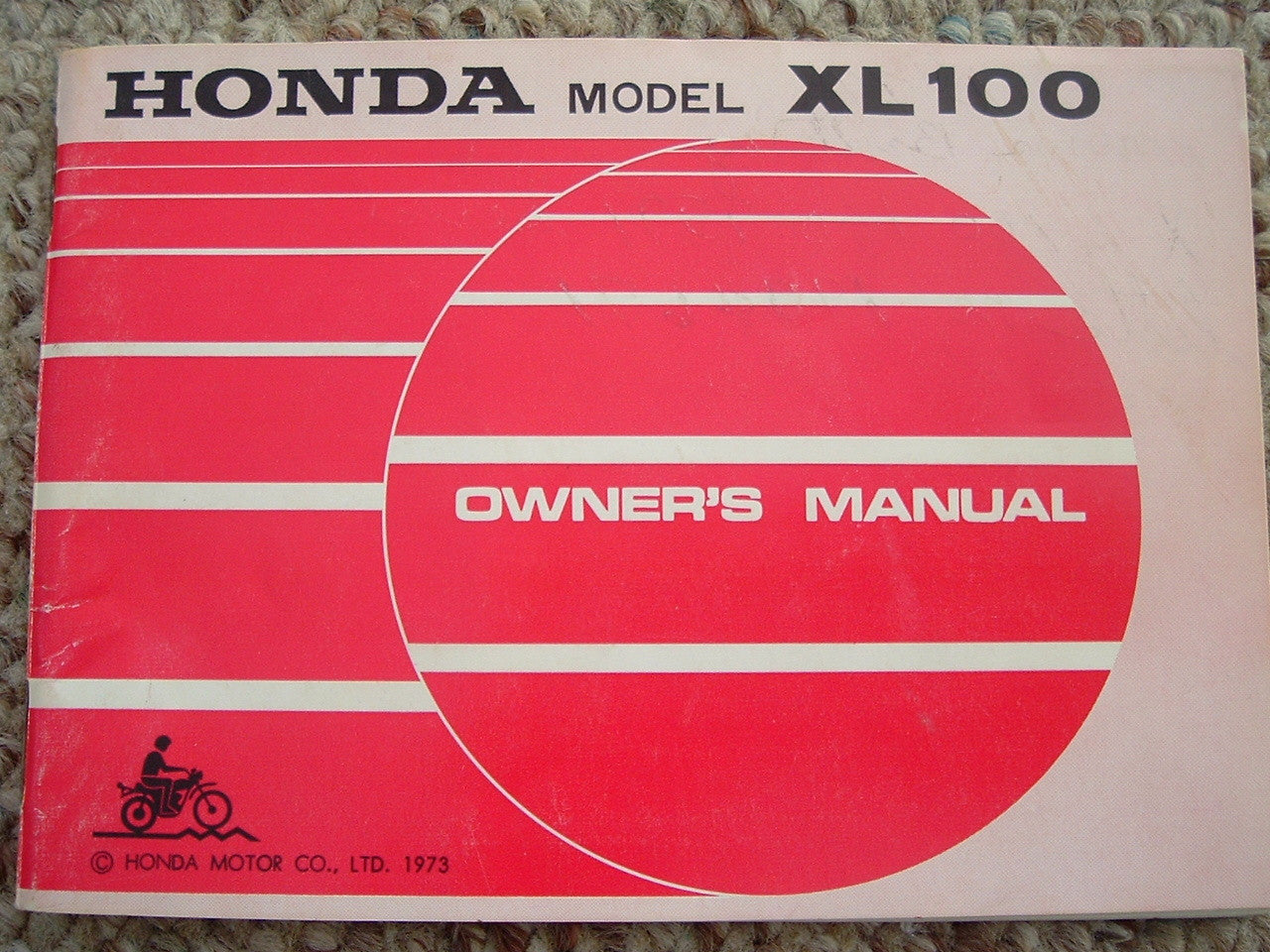 Honda XL100 Manual sku 1262