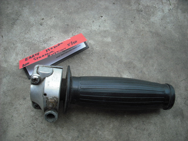 Honda Throttle plus rubber grip and mounting screws sku 3182