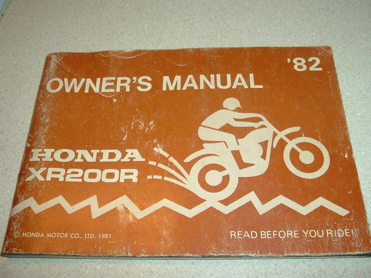 Honda XR200 1982 Manual 1265