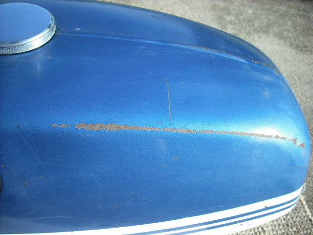 Honda CB175 Blue Gas Tank